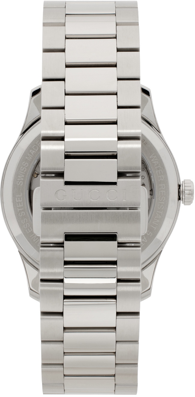 Gucci Silver & Gold Bee G-Timeless Watch