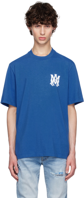 Photo: AMIRI Blue MA Core Logo T-Shirt