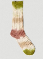 Stain Shade x Decka Socks - Tie Dye Socks in Beige