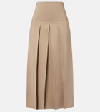Alaïa Pleated maxi skirt
