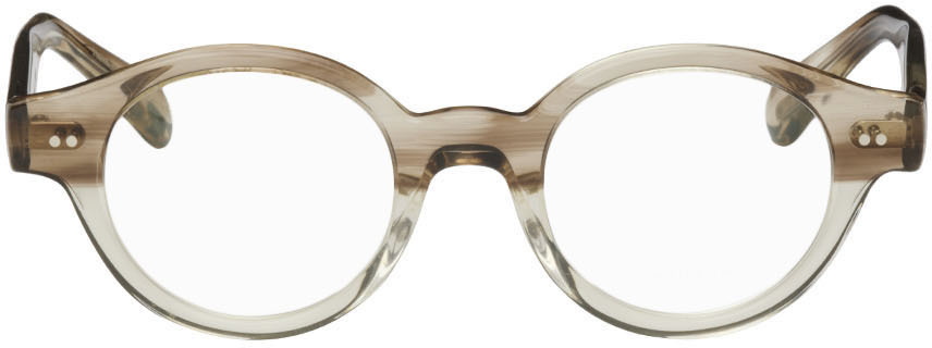 Oliver Peoples Beige Londell Glasses Oliver Peoples