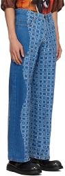 Ahluwalia Blue Priya Jeans