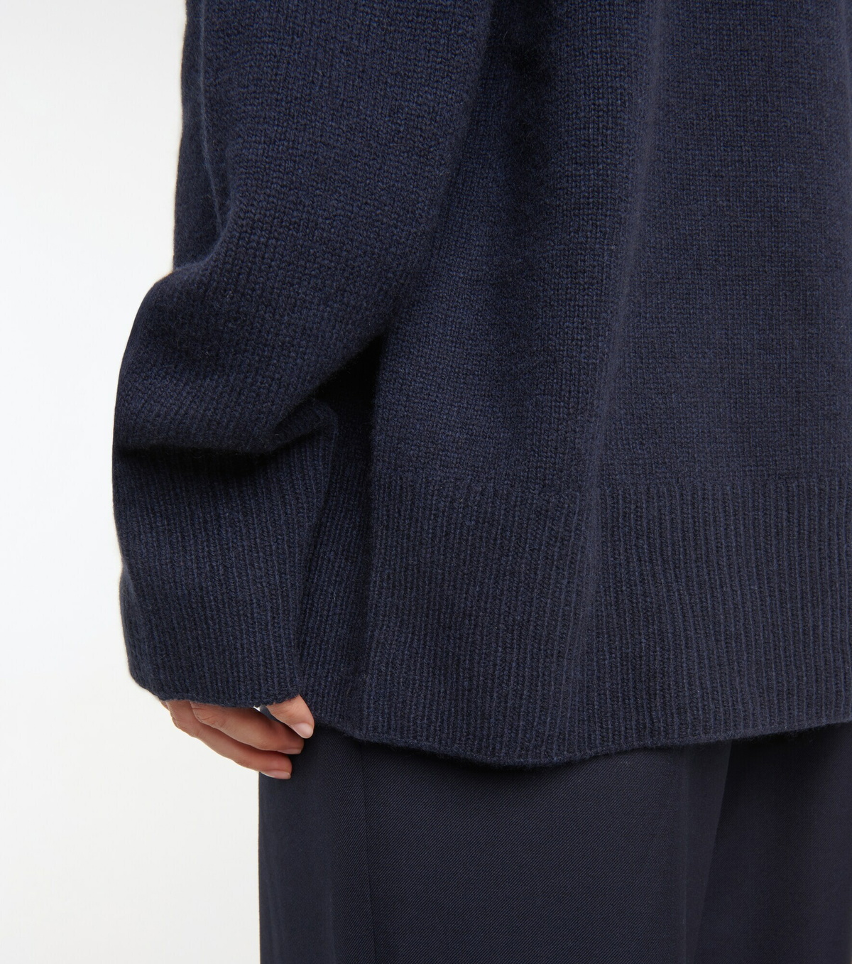 The Row Gray Cashmere Sweater main image 1