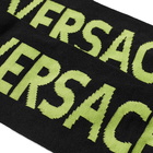 Versace Men's Logo Sock in Black