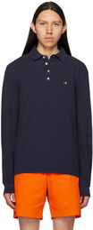 Noah Navy Embroidered Polo