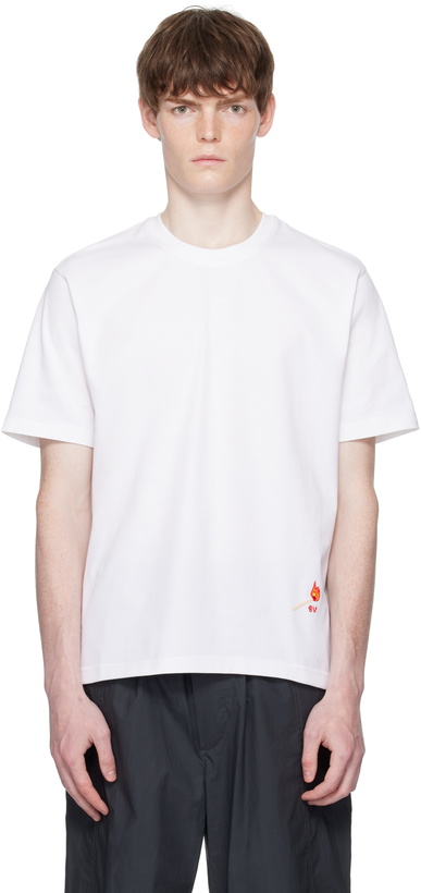 Photo: Bottega Veneta White Cotton Jersey T-shirt