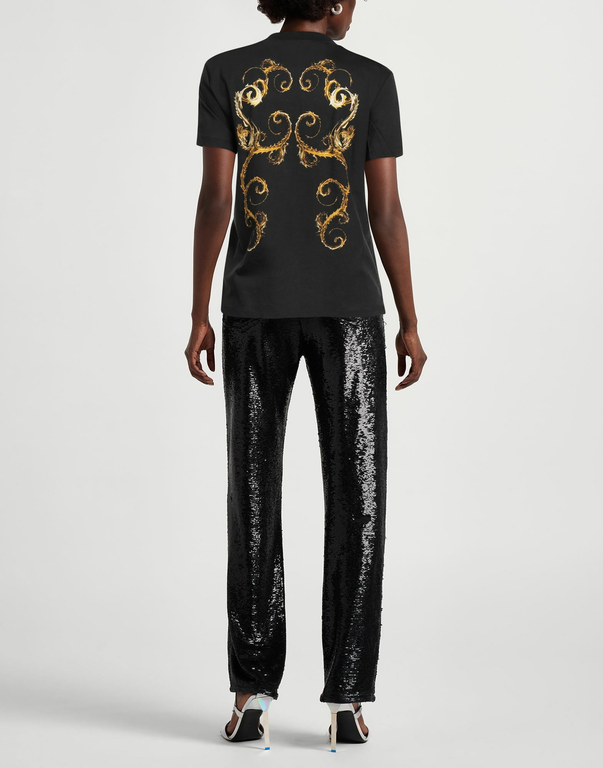 Versace Jeans Couture Womens T-shirt in Black
