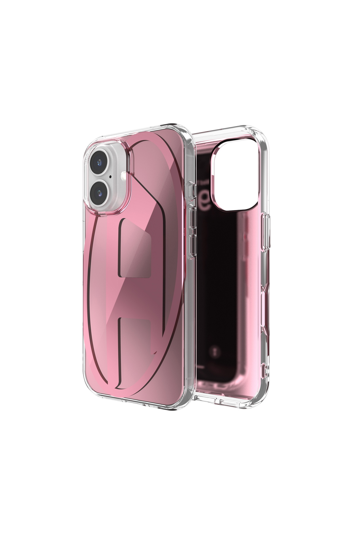 Diesel Oval D Mirror Case for i P 16 - Cases - Unisex - Pink