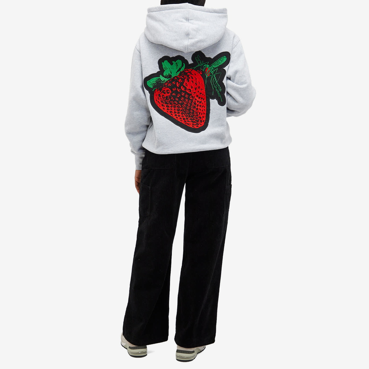 Pleasures Women's Cafe Hoodie in Heather Grey