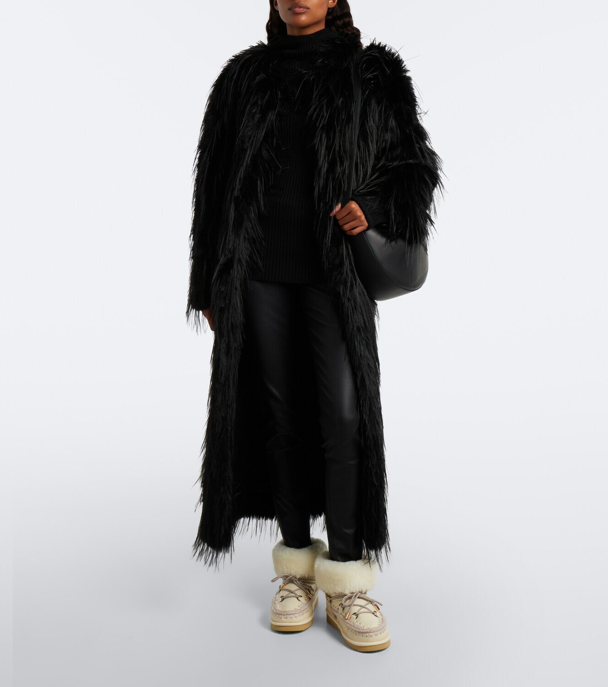 Mou 24 shearling-lined leather ankle boots