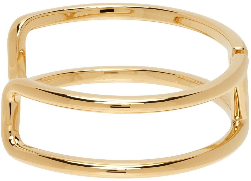 Valentino Garavani Gold VLogo Cuff Bracelet Valentino Garavani