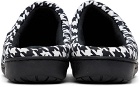 SUBU Black & White Permanent Slippers