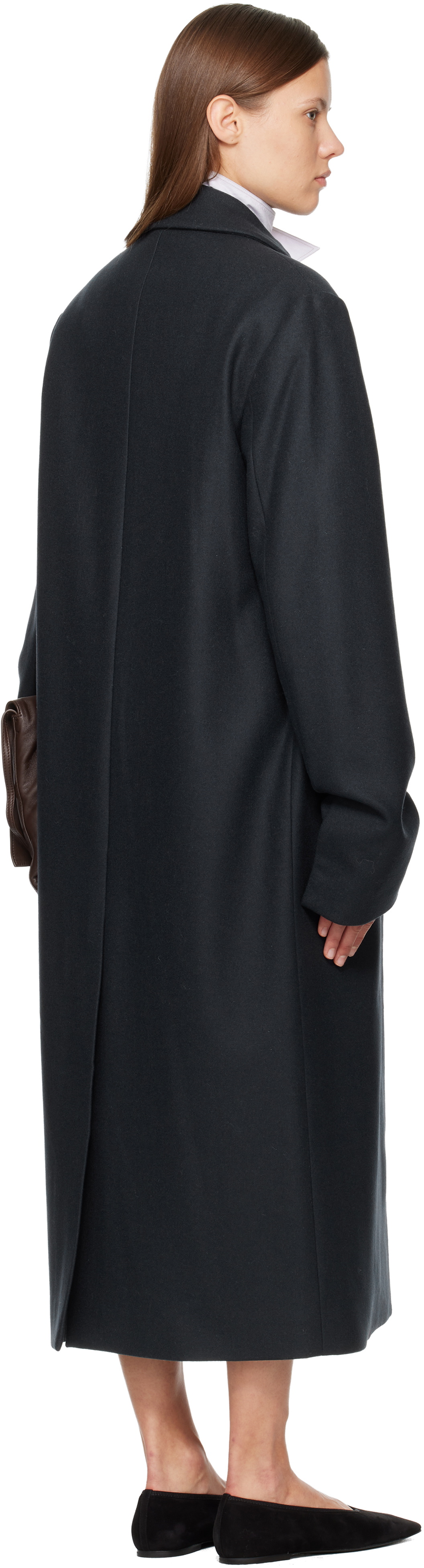 Rier Black Loden Coat