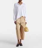 Loewe Double L cashmere blend polo sweater