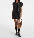 Isabel Marant Oskan Soft Small suede crossbody bag