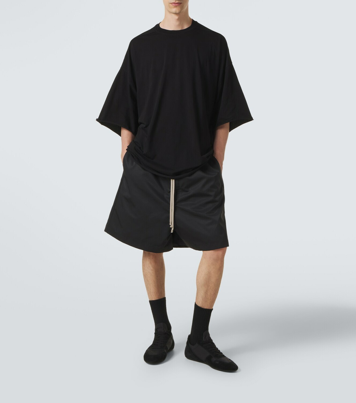 Rick Owens Faun faille Bermuda shorts