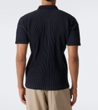 Homme Plissé Issey Miyake Basics pleated polo shirt