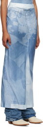 ELLISS Blue Handy Jean Maxi Skirt