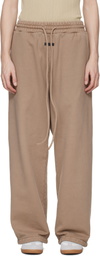 Fear of God Beige Sunfaded Wide Leg Sweatpants