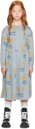 The Campamento Kids Blue Flowers Allover Dress