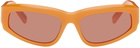 RETROSUPERFUTURE Orange Motore Sunglasses