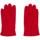 Vivienne Westwood Red Leather Sheep Gloves