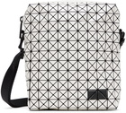 BAO BAO ISSEY MIYAKE White Voyager Metallic Bag