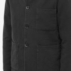 Barena Men's Button Down Overshirt in Carbon