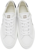 Givenchy White Chito Edition Dog Print City Sport Sneakers