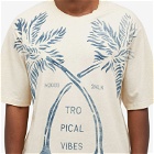 Dolce & Gabbana Men's Palms T-Shirt in Beige