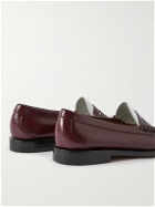 G.H. Bass & Co. - Leather Penny Loafers - Burgundy