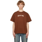 Helmut Lang Brown Ticket T-shirt