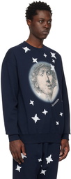 JW Anderson Navy Vignette Sweatshirt