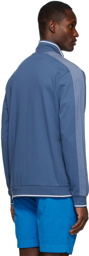 Boss Blue Regular-Fit Logo Zip Jacket