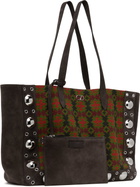 Valentino Brown Nellcôte Large Shopping Tote