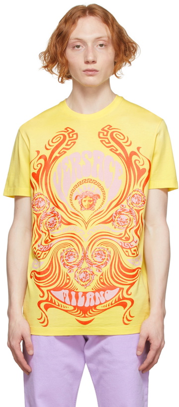 Photo: Versace Yellow Medusa Music T-Shirt