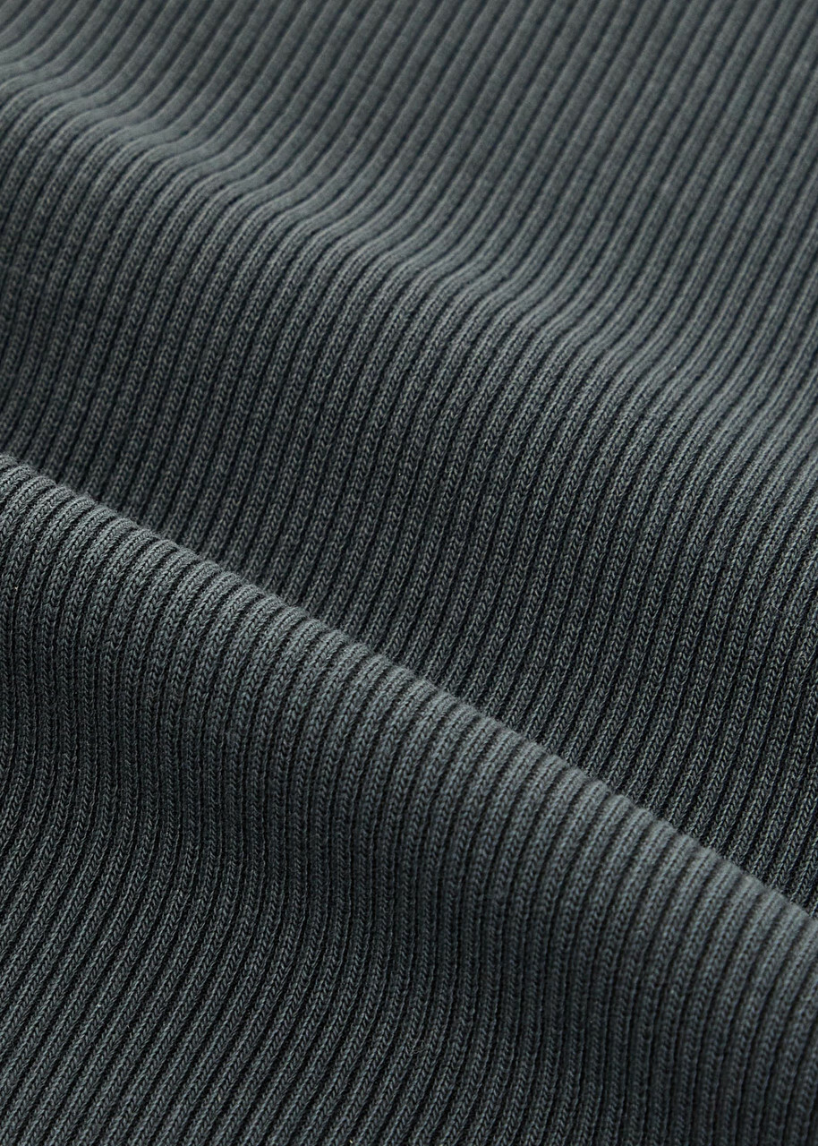 Citizens OF Humanity Isabel Ribbed Cotton-blend Tank Dark Grey