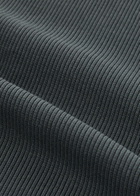 Citizens OF Humanity Isabel Ribbed Cotton-blend Tank Dark Grey