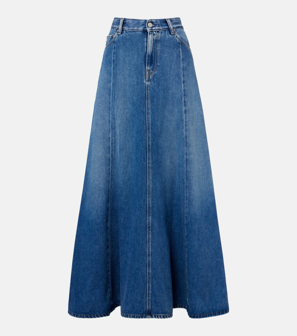 AG Jeans Tula denim maxi skirt
