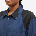 TOGA Women's Western Short Sleeve Shirt in Navy