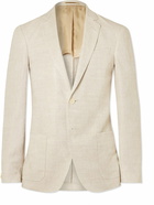 Mr P. - Slim-Fit Unstructured Linen Suit Jacket - Neutrals