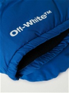 Off-White - Bounce Logo-Print Padded Shell Ski Mittens