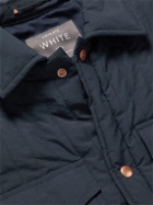 Private White V.C. - Quilted Shell Jacket - Blue