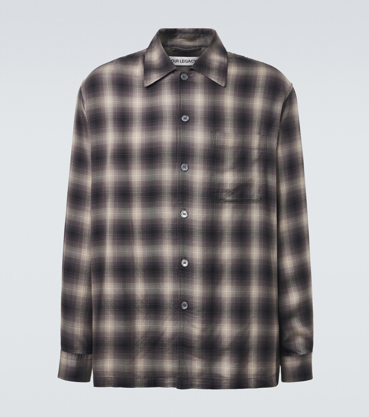 Our Legacy Every checked TENCEL® flannel shirt