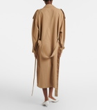 The Row Dester cotton and cashmere trench coat