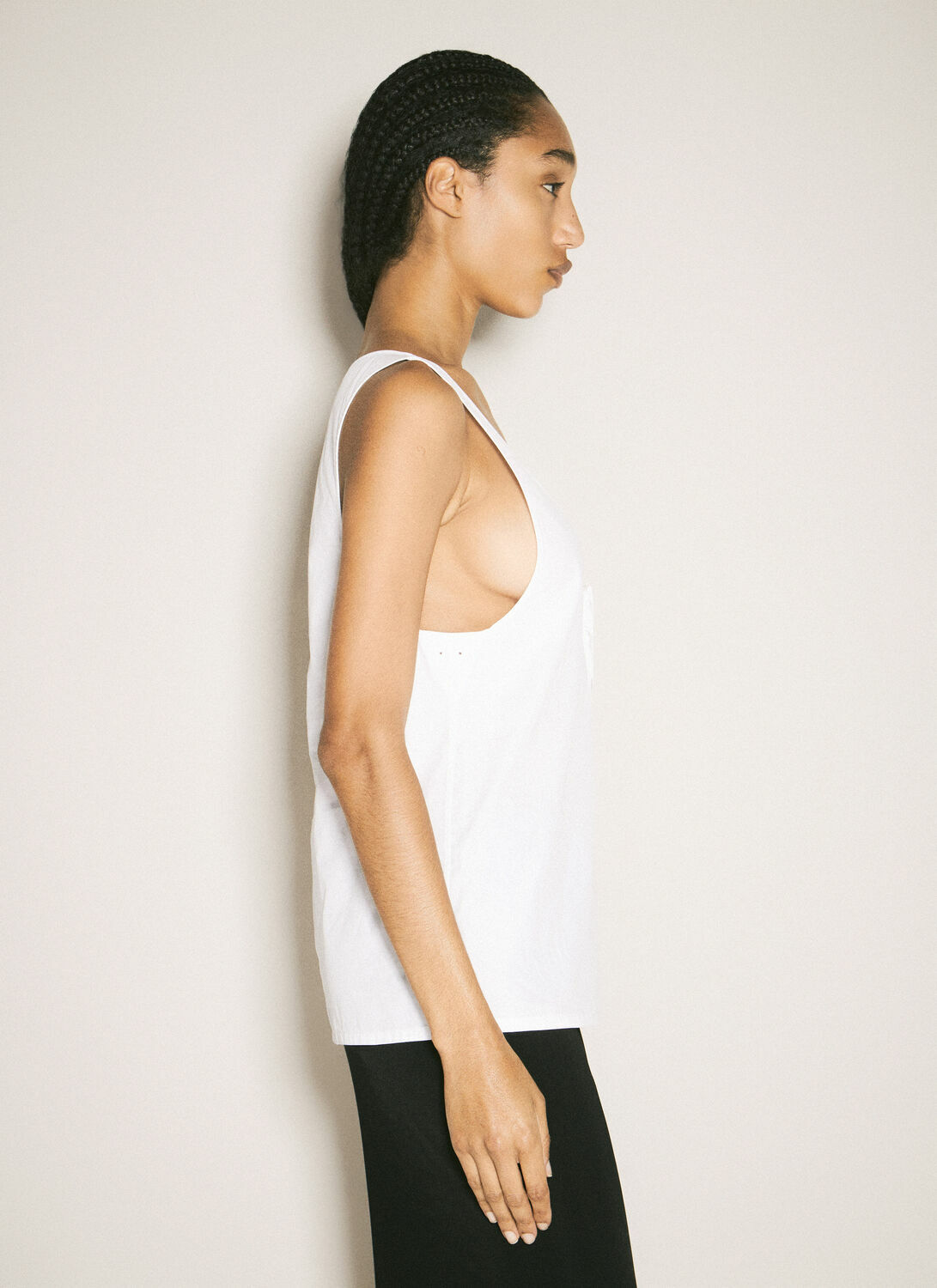 Saint Laurent Henley Tank Top