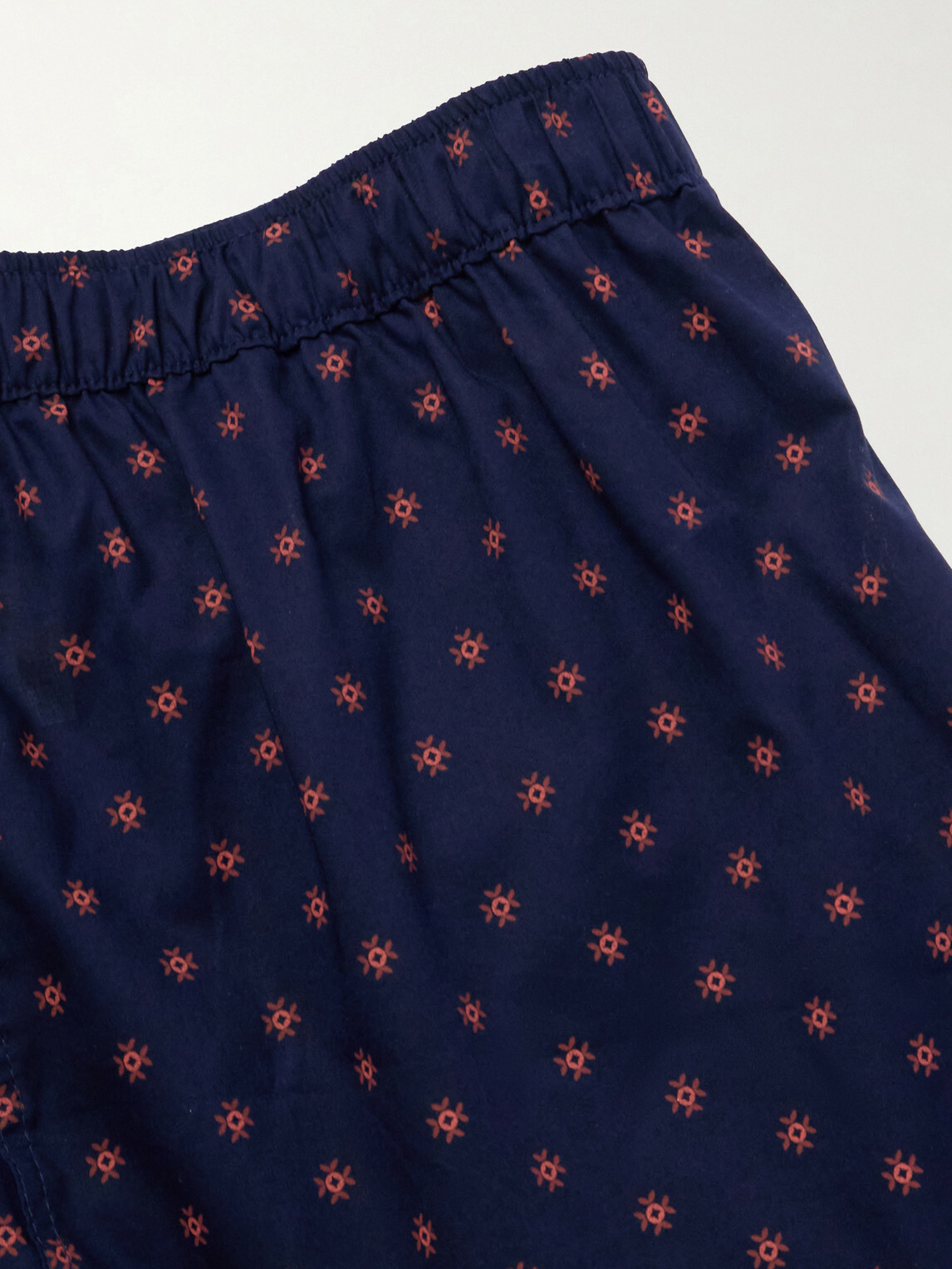 Derek Rose - Nelson 109 Printed Cotton Boxer Shorts - Blue