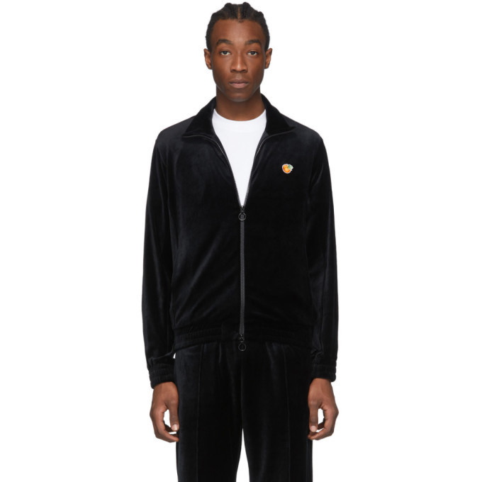 Photo: Casablanca Black Velour Track Jacket