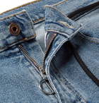 Off-White - Skinny-Fit Printed Stretch-Denim Jeans - Men - Blue