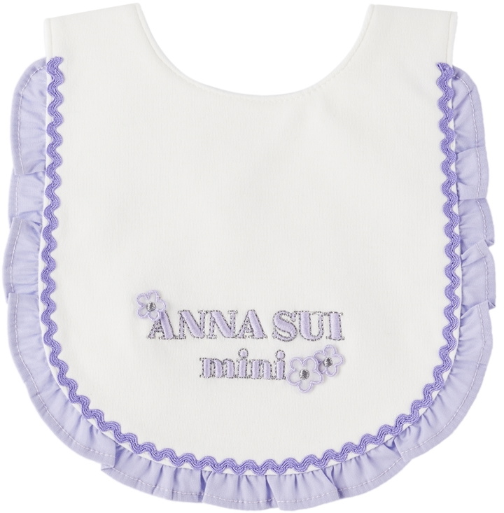 Photo: ANNA SUI MINI SSENSE Exclusive Baby White Bib
